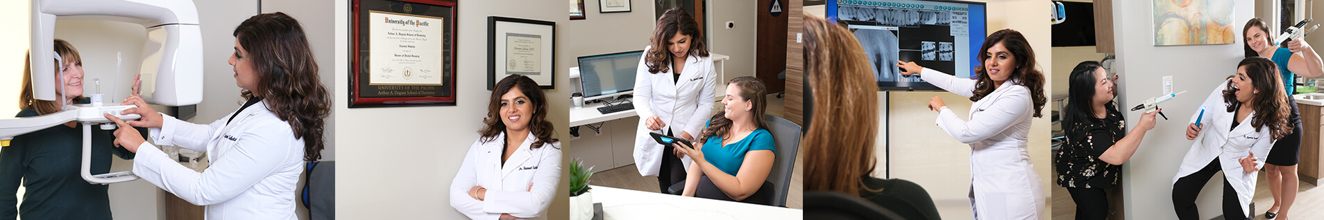 Highland Village Dental Studio Office Collage Photo