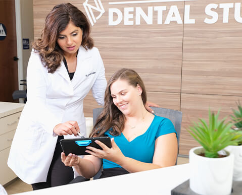 Navneet Sahota attending patient